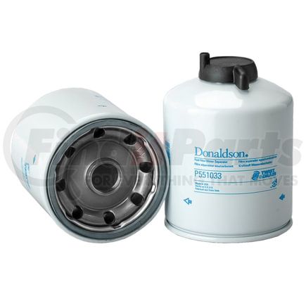 P551033 by DONALDSON - Twist&Drain Fuel Filter - 5.79" Water Separator Type, Spin-On Style