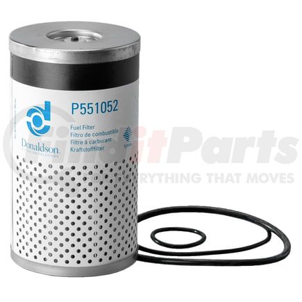 P551052 by DONALDSON - Fuel Water Separator Filter - 7.03 in. Overall length, Water Separator Type, Cartridge Style, Meltblown Media Type