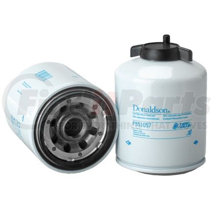 P551057 by DONALDSON - Fuel Filter - 5.79" Water Separator Type, Spin-On Style, Composite Media Type