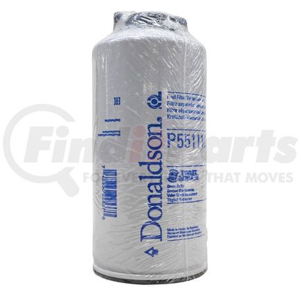 P551110 by DONALDSON - Fuel Filter - 9.61" Water Separator Type, Spin-On Style, Cellulose Media Type