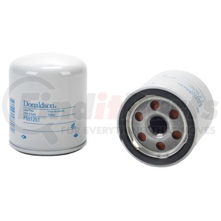 P551251 by DONALDSON - Engine Oil Filter - 2.96 in., Spin-On Style, Full-Flow Type