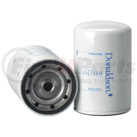 P551257 by DONALDSON - Engine Oil Filter - 6.38 in., Spin-On Style, Full-Flow Type