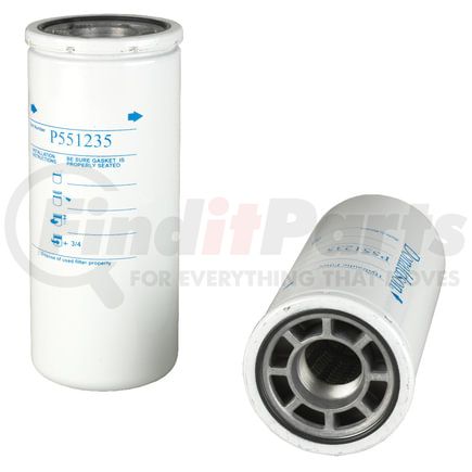 P551235 by DONALDSON - Hydraulic Filter - 9.50 in., Spin-On Style, Cellulose Media Type