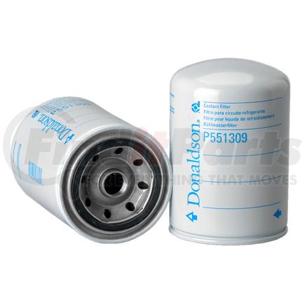 P551309 by DONALDSON - Engine Coolant Filter - 5.31 in., 3/4-20 UN thread size, Spin-On Style, Cellulose Media Type