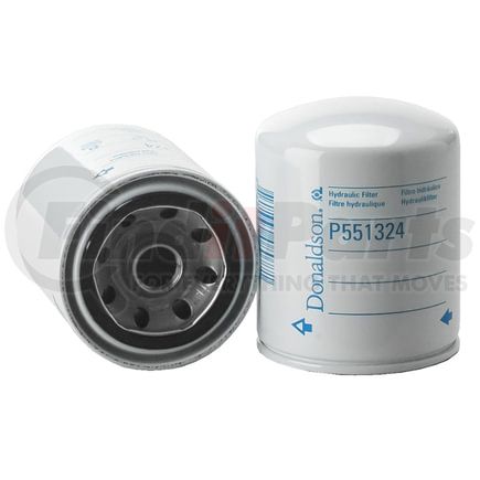 P551324 by DONALDSON - Hydraulic Filter - 4.52 in., Spin-On Style, Cellulose Media Type