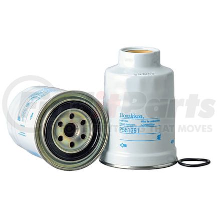 P551351 by DONALDSON - Fuel Water Separator Filter - 5.47 in., Water Separator Type, Spin-On Style, Cellulose Media Type