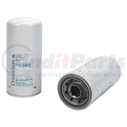 P551400 by DONALDSON - Engine Oil Filter - 12.13 in., Full-Flow Type, Spin-On Style, Cellulose Media Type