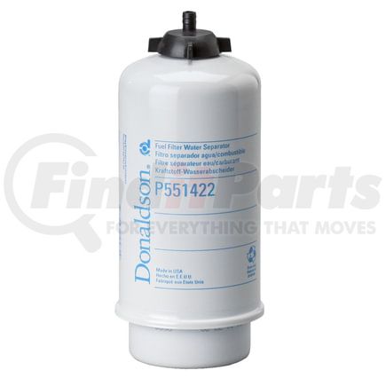 P551422 by DONALDSON - Fuel Filter - 7.73" Water Separator Type, Cartridge Style, Composite Media Type