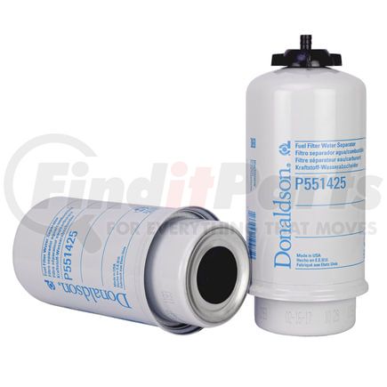 P551425 by DONALDSON - Fuel Filter - 7.73" Water Separator Type, Cartridge Style, Cellulose, Meltblown Media Type