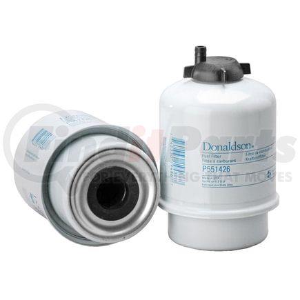 P551426 by DONALDSON - Fuel Filter - 5.33" Water Separator Type, Cartridge Style, Cellulose Media Type