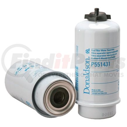 P551431 by DONALDSON - Fuel Filter - 7.73" Water Separator Type, Cartridge Style, Cellulose, Silicone Media Type