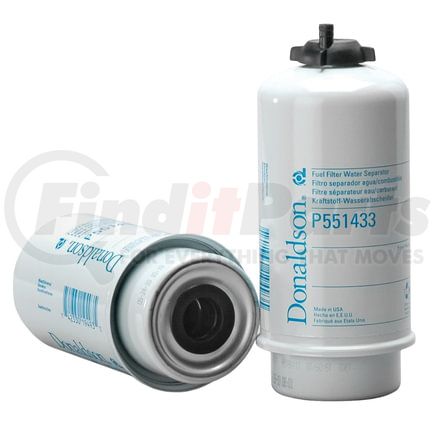 P551433 by DONALDSON - Fuel Filter - 7.73" Water Separator Type, Cartridge Style, Cellulose, Silicone Media Type