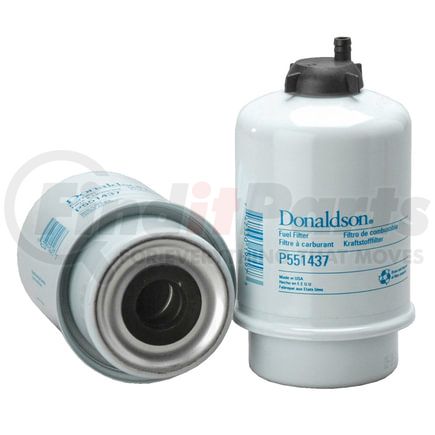 P551437 by DONALDSON - Fuel Water Separator Filter - 6.07 in., Water Separator Type, Cartridge Style, Cellulose, Silicone Media Type, Not for Marine Applications