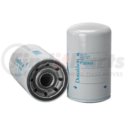 P551441 by DONALDSON - Engine Oil Filter - 7.83 in., Full-Flow Type, Spin-On Style, Cellulose Media Type