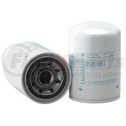 P551551 by DONALDSON - Hydraulic Filter - 5.35 in., Spin-On Style, Cellulose Media Type