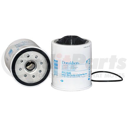 P551846 by DONALDSON - Fuel Water Separator Filter - 4.17 in., Water Separator Type, Spin-On Style, Cellulose, Meltblown Media Type