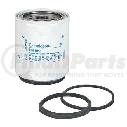 P551851 by DONALDSON - Fuel Water Separator Filter - 4.61 in., Water Separator Type, Spin-On Style, Meltblown Media Type