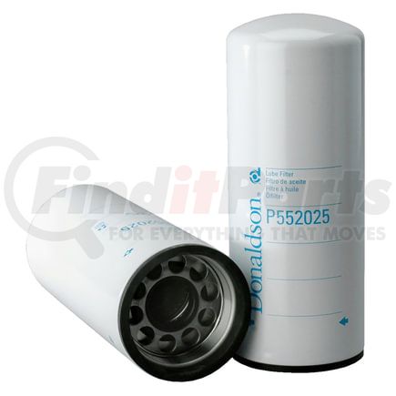 P552025 by DONALDSON - Engine Oil Filter - 11.54 in., Full-Flow Type, Spin-On Style, Synthetic Media Type