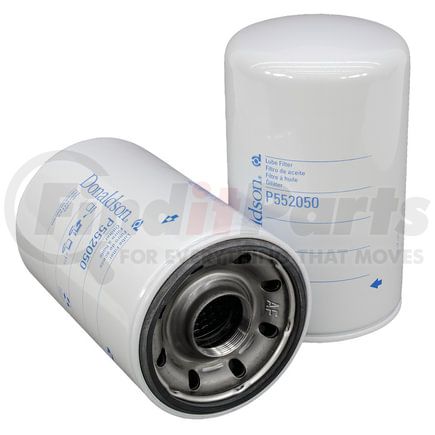 P552050 by DONALDSON - Engine Oil Filter - 7.83 in., Full-Flow Type, Spin-On Style, Cellulose Media Type