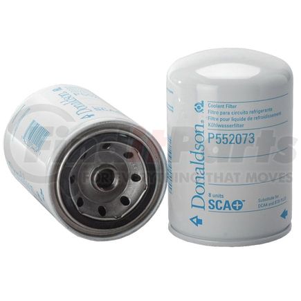 P552073 by DONALDSON - Engine Coolant Filter - 5.35 in., 11/16-16 UN thread size, Spin-On Style Cellulose Media Type, Cummins 3315115