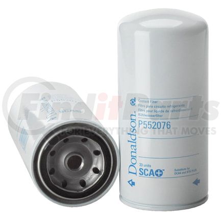 P552076 by DONALDSON - Engine Coolant Filter - 7.87 in., 11/16-16 UN thread size, Spin-On Style Cellulose Media Type, Cummins 3318319