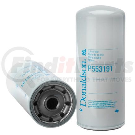 P553191 by DONALDSON - Engine Oil Filter - 10.31 in., Full-Flow Type, Spin-On Style, Cellulose Media Type