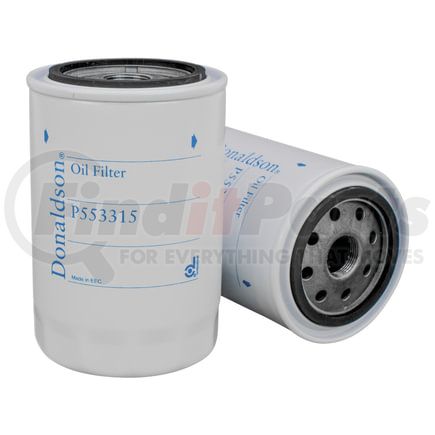 P553315 by DONALDSON - Engine Oil Filter - 5.51 in., Full-Flow Type, Spin-On Style, with Bypass Valve