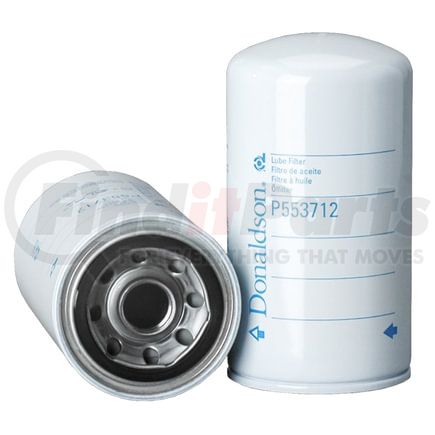 P553712 by DONALDSON - Engine Oil Filter - 6.85 in., Full-Flow Type, Spin-On Style, Cellulose Media Type