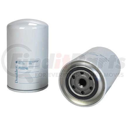 P553746 by DONALDSON - Engine Oil Filter - 7.87 in., Bypass Type, Spin-On Style, Cellulose Media Type