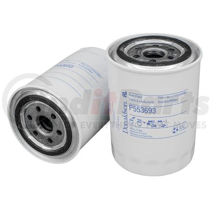 P553693 by DONALDSON - Fuel Filter - 5.20 in., Secondary Type, Spin-On Style