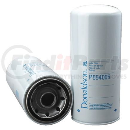 P554005 by DONALDSON - Engine Oil Filter - 12.13 in., Full-Flow Type, Spin-On Style, Cellulose Media Type