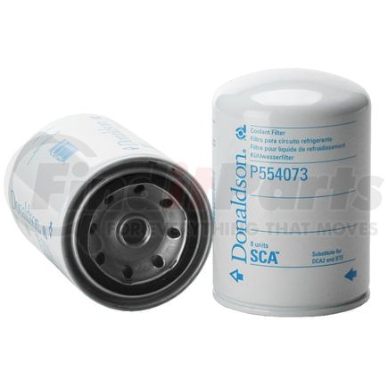 P554073 by DONALDSON - Engine Coolant Filter - 5.35 in., 11/16-16 UN thread size, Spin-On Style Cellulose Media Type, Cummins 3315115