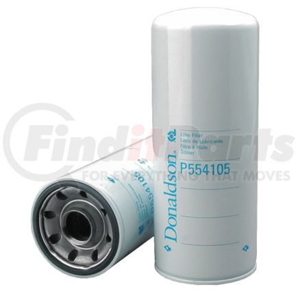 P554105 by DONALDSON - Engine Oil Filter - 11.73 in., Full-Flow Type, Spin-On Style, Cellulose Media Type