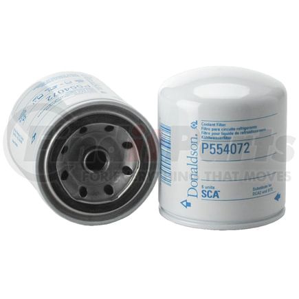 P554072 by DONALDSON - Engine Coolant Filter - 4.21 in., 11/16-16 UN thread size, Spin-On Style Cellulose Media Type, Cummins 3318201