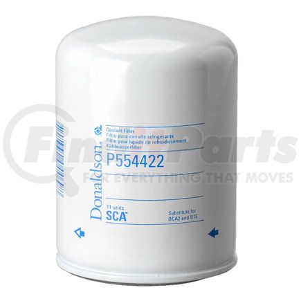 P554422 by DONALDSON - Engine Coolant Filter - 5.79 in., 1-16 UN thread size, Spin-On Style Cellulose Media Type, Mack 25Mf422