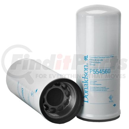 P554560 by DONALDSON - Engine Oil Filter - 11.69 in., Full-Flow Type, Spin-On Style, Synthetic Media Type