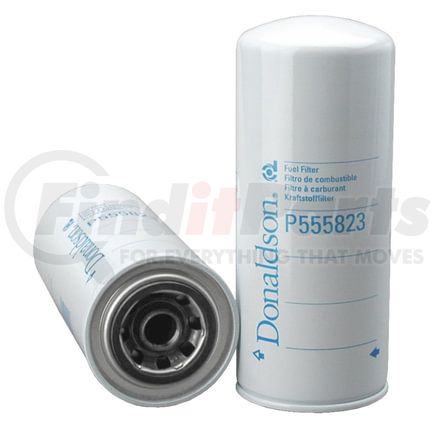 P555823 by DONALDSON - Fuel Filter - 10.31 in., Secondary Type, Spin-On Style, Cellulose Media Type