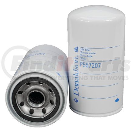 P557207 by DONALDSON - Engine Oil Filter - 6.85 in., Full-Flow Type, Spin-On Style, Cellulose Media Type, with Bypass Valve