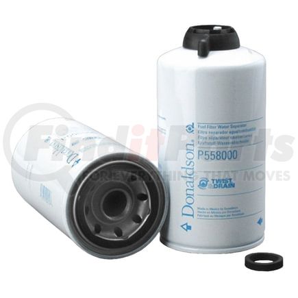 P558000 by DONALDSON - Fuel Filter - 7.60" Water Separator Type, Spin-On Style, Cellulose Media Type