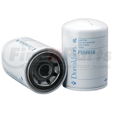 P558616 by DONALDSON - Engine Oil Filter - 5.35 in., Full-Flow Type, Spin-On Style, Cellulose Media Type