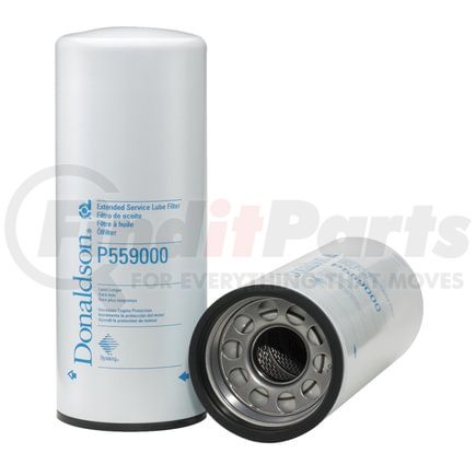 P559000 by DONALDSON - Engine Oil Filter - 11.69 in., Full-Flow Type, Spin-On Style, Synteq Media Type