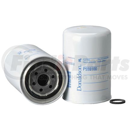 P559100 by DONALDSON - Fuel Filter - 5.21 in., Spin-On Style