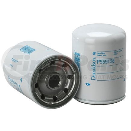 P559128 by DONALDSON - Engine Oil Filter - 5.79 in., Full-Flow Type, Spin-On Style, Cellulose Media Type