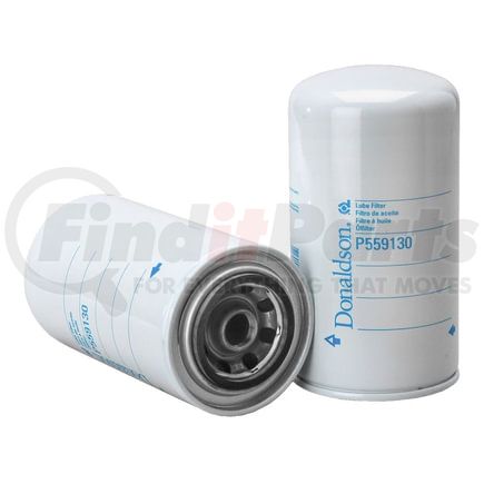 P559130 by DONALDSON - Engine Oil Filter - 7.95 in., Full-Flow Type, Spin-On Style, Cellulose Media Type