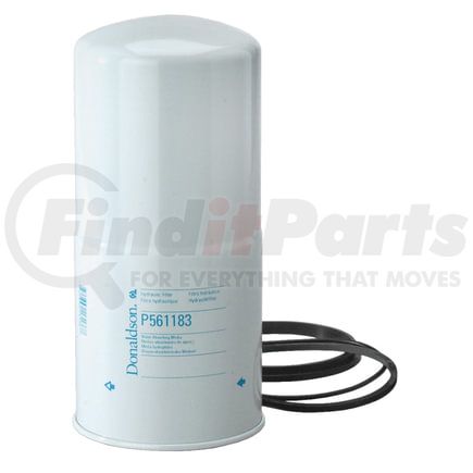 P561183 by DONALDSON - Hydraulic Filter - 10.66 in., Spin-On Style, Cellulose, Water Absorbent Media Type