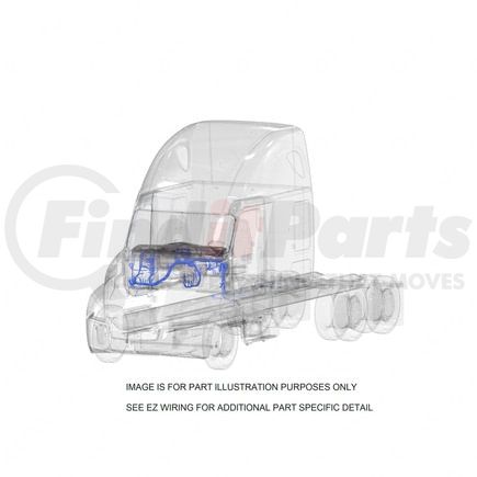 S67-00151-865 by FREIGHTLINER - Dashboard Wiring Harness - P4, 10/OBD16/GHG17