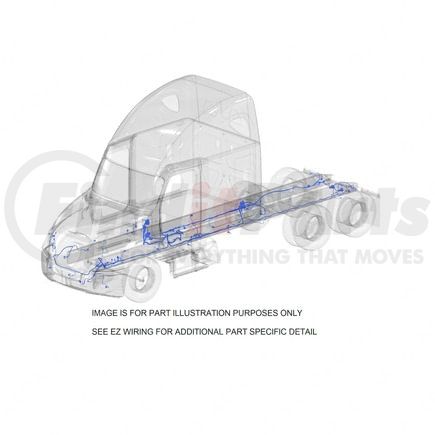 S81-00168-231 by FREIGHTLINER - Chassis Wiring Harness - P4, 10/OBD16/GHG17