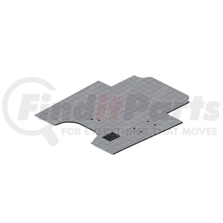 W18-00922-137 by FREIGHTLINER - Body Floor Covering - Floor, 126, 72, Left Hand Drive, Bunk, Pad