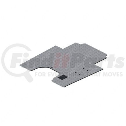 W18-00922-146 by FREIGHTLINER - Body Floor Covering - 116, 72, Left Hand Drive, Bunk, Pad