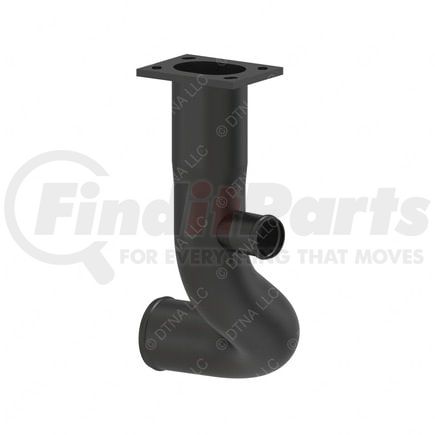 A05-30455-000 by FREIGHTLINER - Radiator Outlet Hose Intermediate Pipe - With Bypass